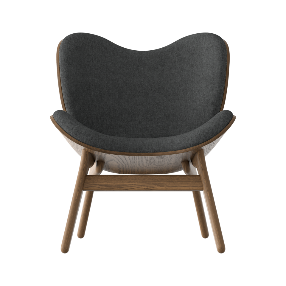 UMAGE A Conversation Piece Lounge Chair, Low, Dark Oak