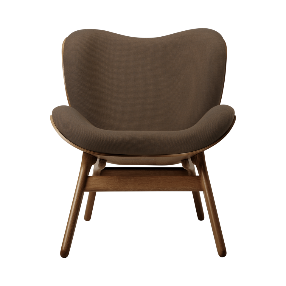 UMAGE A Conversation Piece Lounge Chair, Low, Dark Oak
