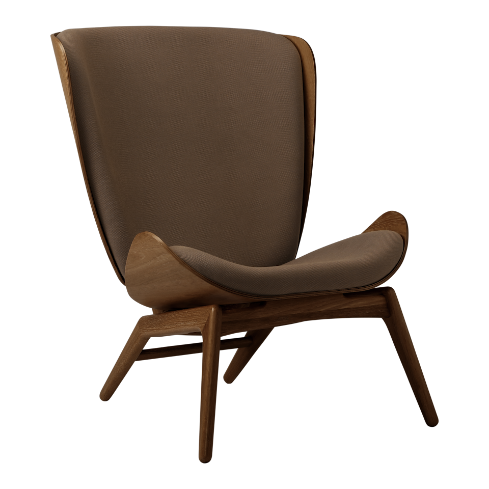 UMAGE The Reader Wing Chair, Dark Oak