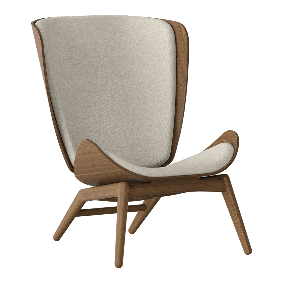 UMAGE The Reader Wing Chair, Dark Oak