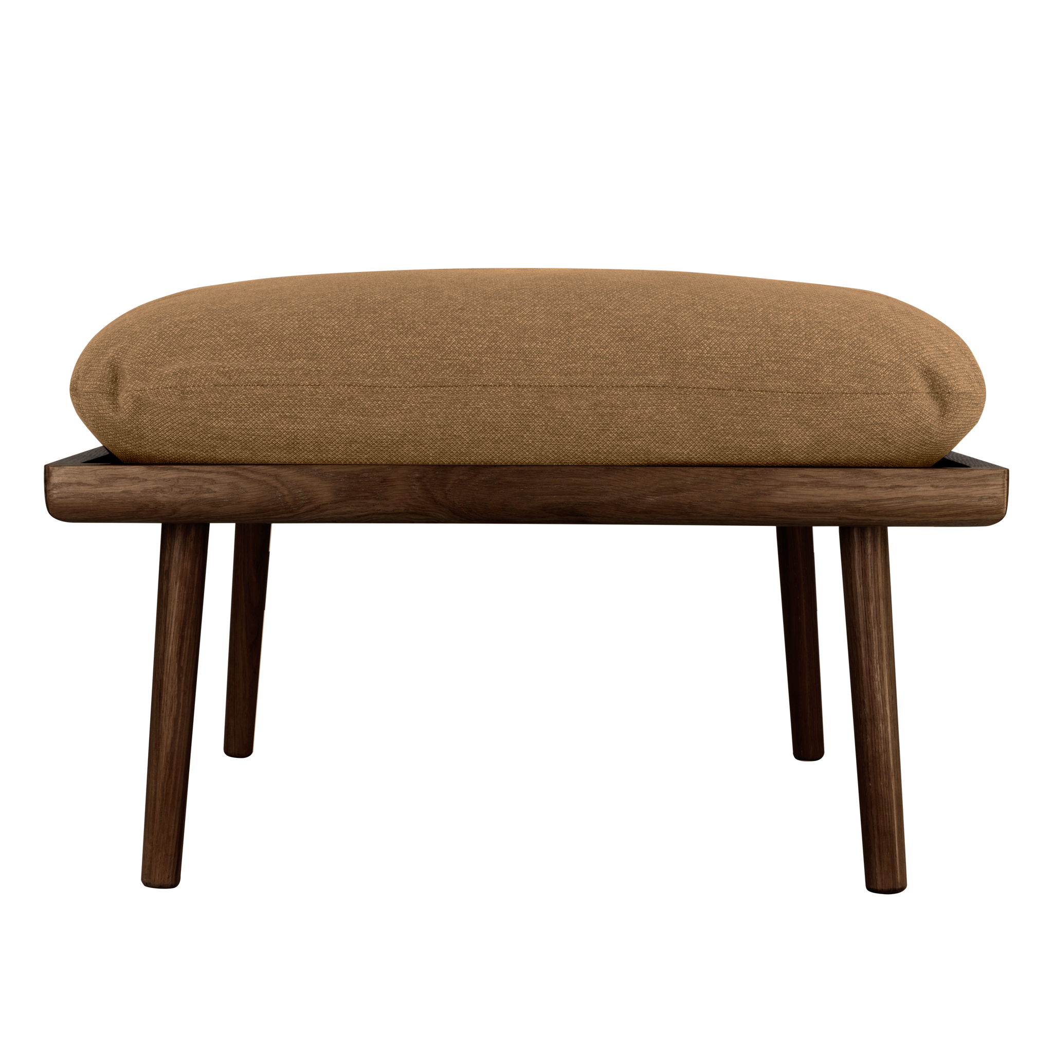 UMAGE Lounge Around Shuffle Ottoman, Dark Oak