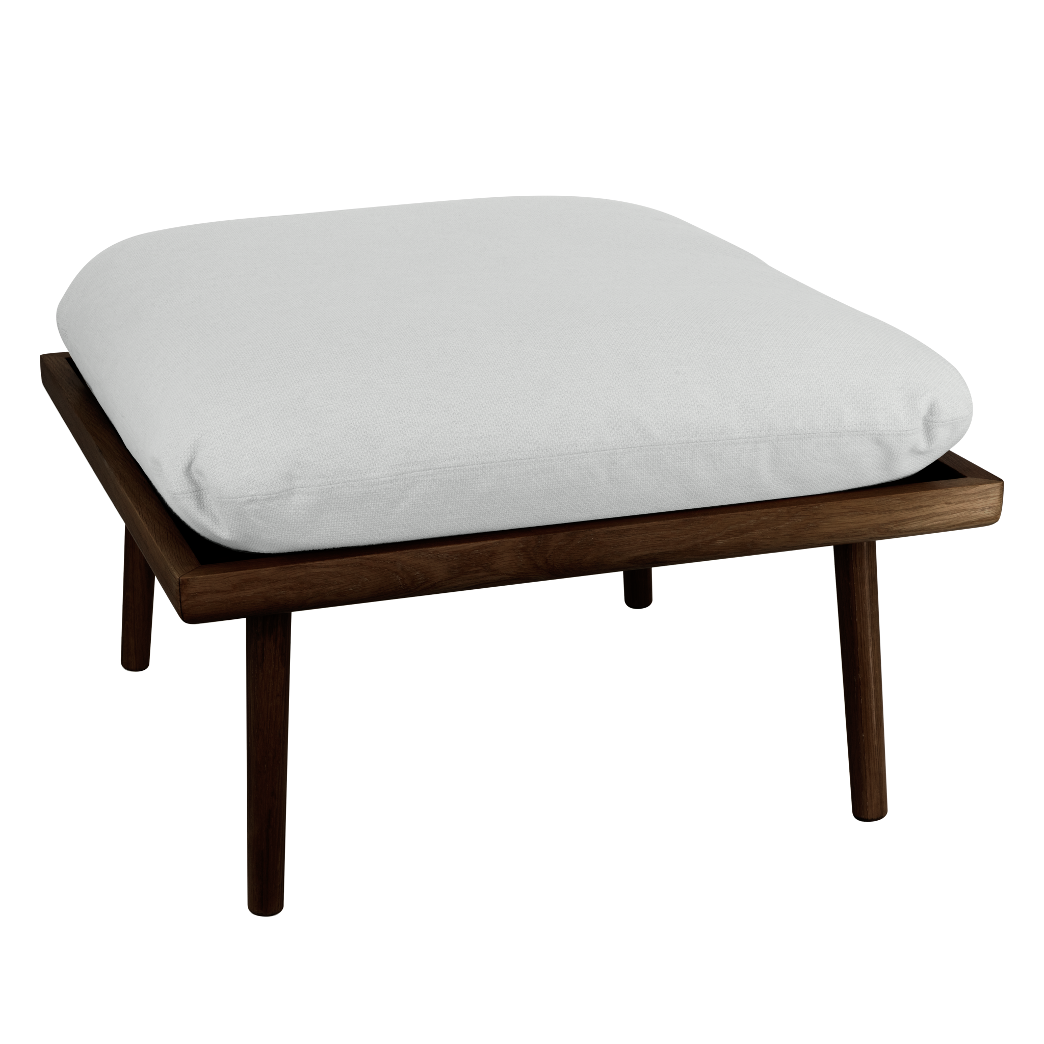 UMAGE Lounge Around Shuffle Ottoman, Dark Oak