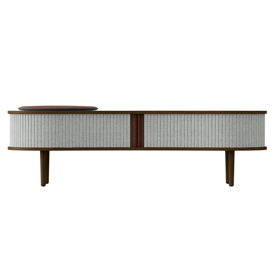 UMAGE Audacious TV bench, Dark Oak