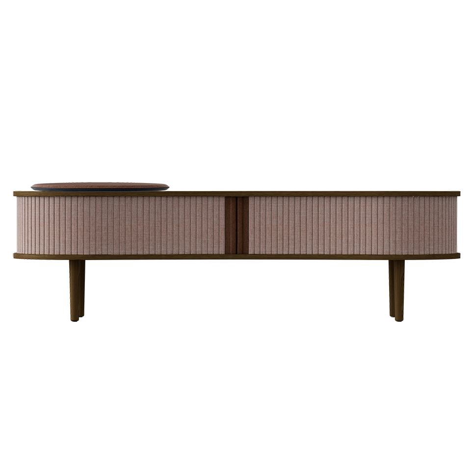 UMAGE Audacious TV bench, Dark Oak
