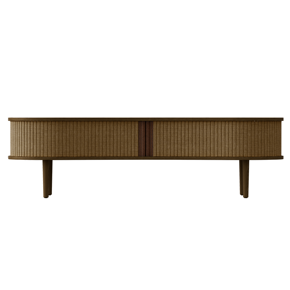 UMAGE Audacious TV bench, Dark Oak