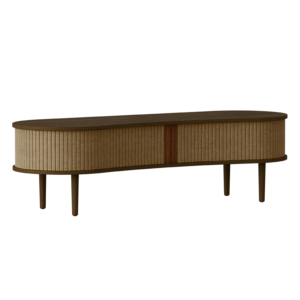 UMAGE Audacious TV bench, Dark Oak