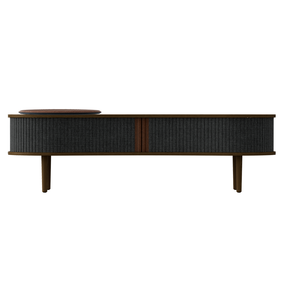 UMAGE Audacious TV bench, Dark Oak