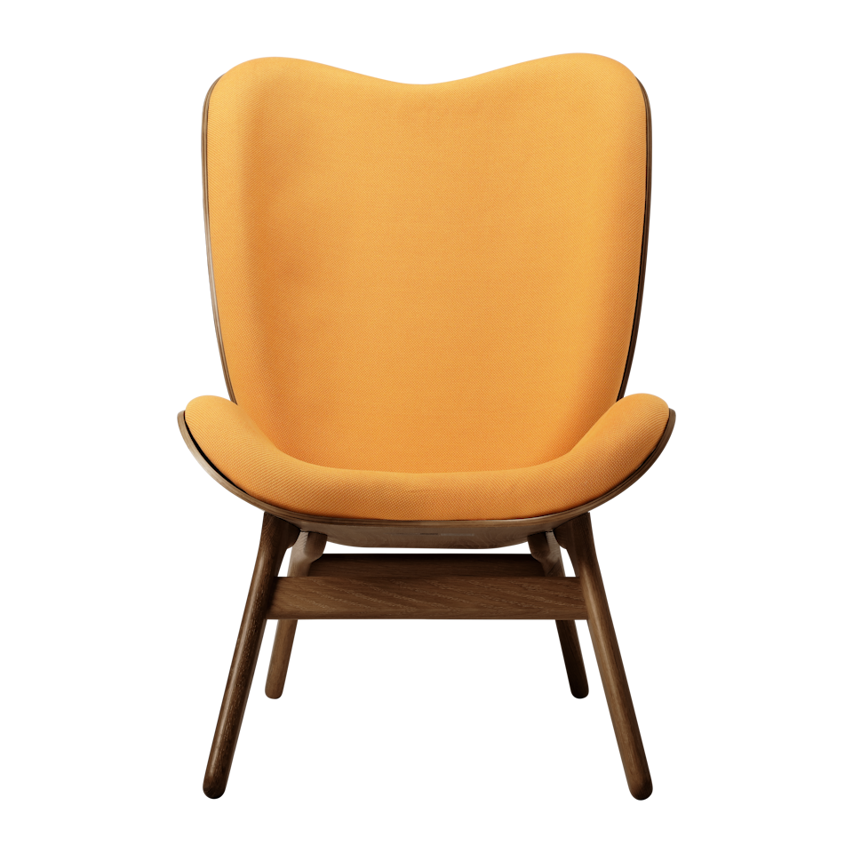 UMAGE A Conversation Piece Lounge Chair, Tall, Dark Oak