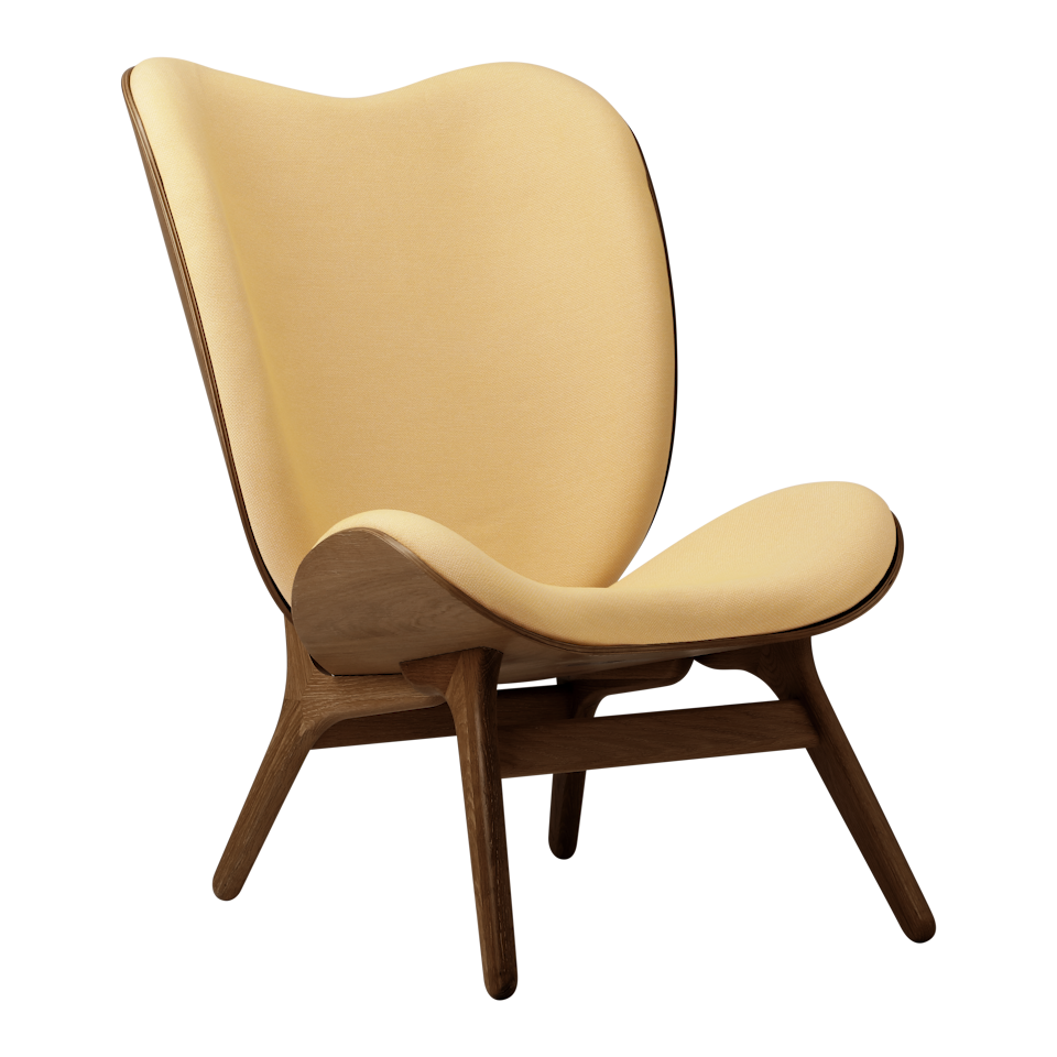 UMAGE A Conversation Piece Lounge Chair, Tall, Dark Oak