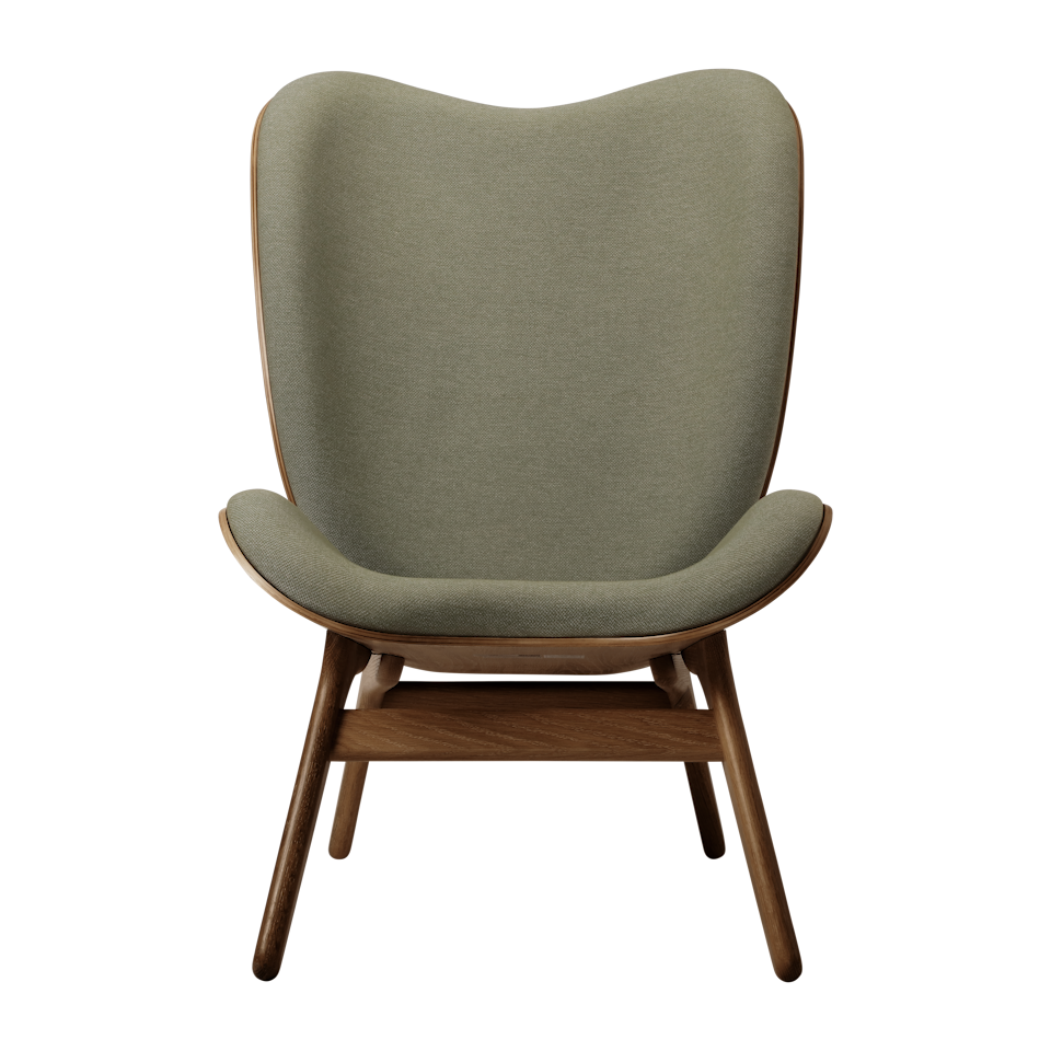 UMAGE A Conversation Piece Lounge Chair, Tall, Dark Oak