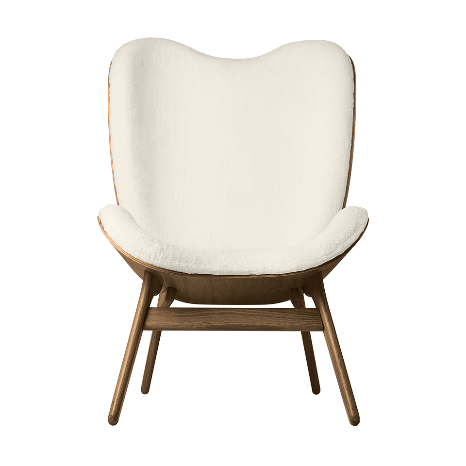 UMAGE A Conversation Piece Lounge Chair, Tall, Dark Oak