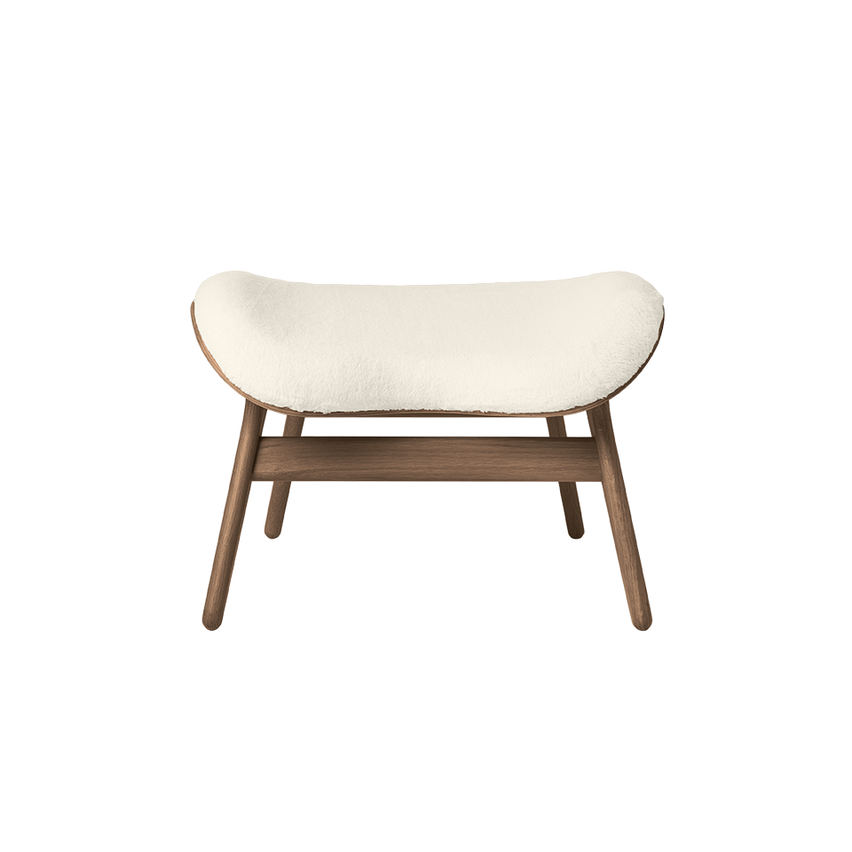 UMAGE A Conversation Piece Ottoman, Dark Oak