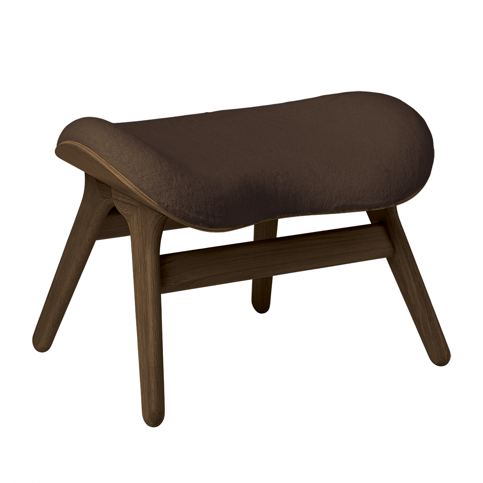 UMAGE A Conversation Piece Ottoman, Dark Oak