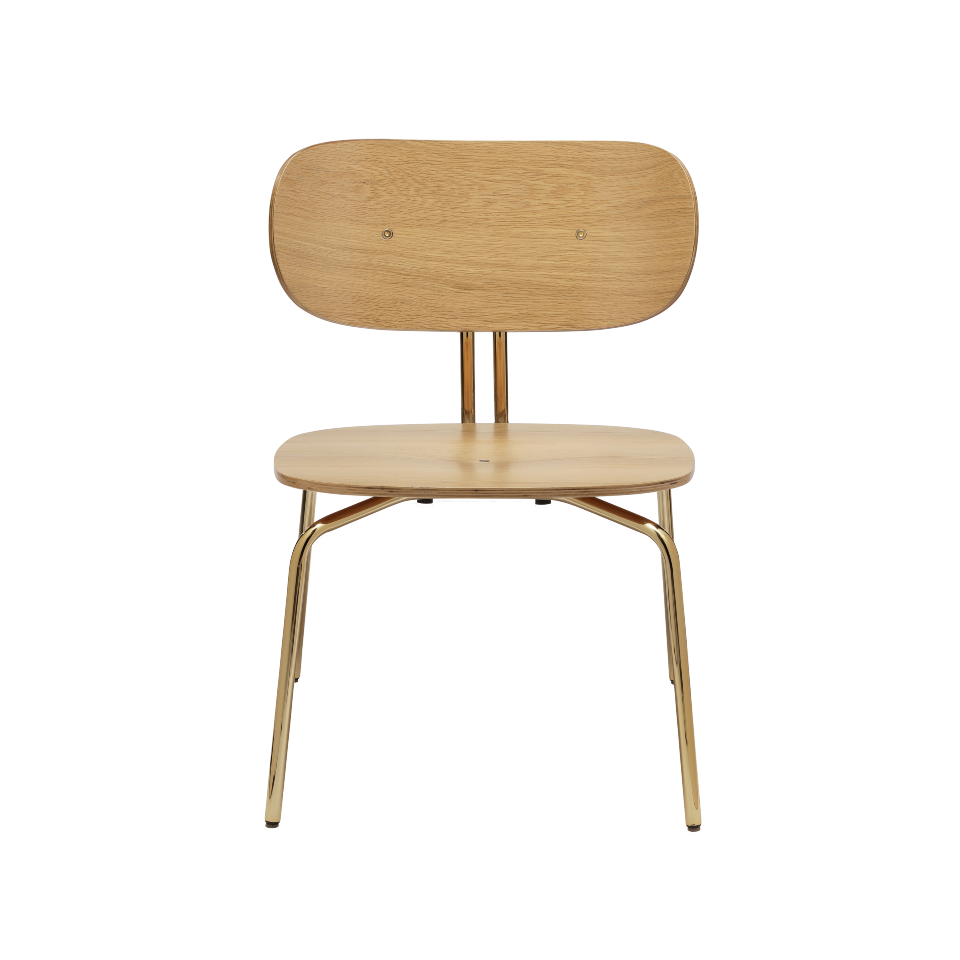 UMAGE Curious Lounge Chair, Brass Legs