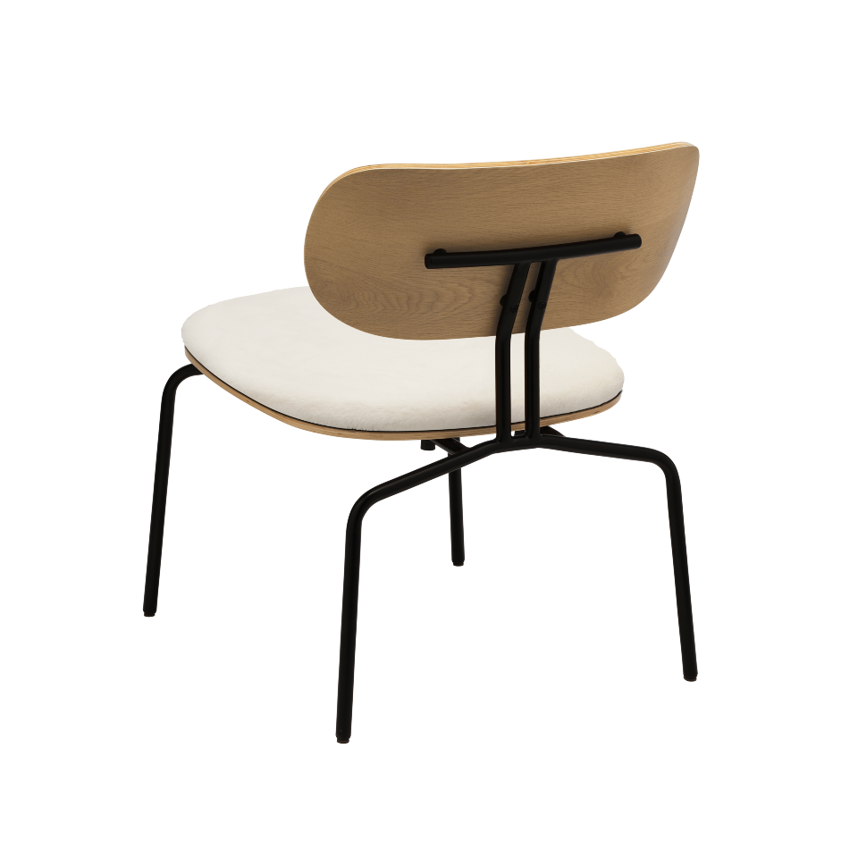 UMAGE Curious Lounge Chair, Black Legs