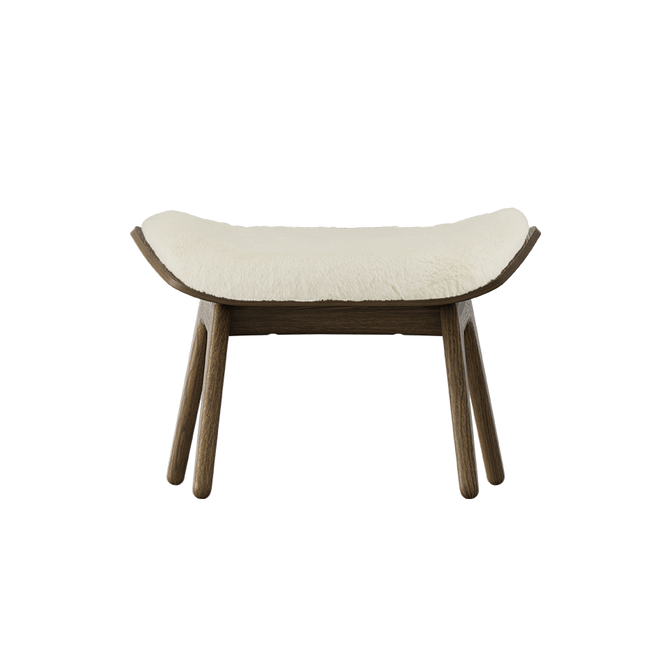 UMAGE The Reader Ottoman, Dark Oak