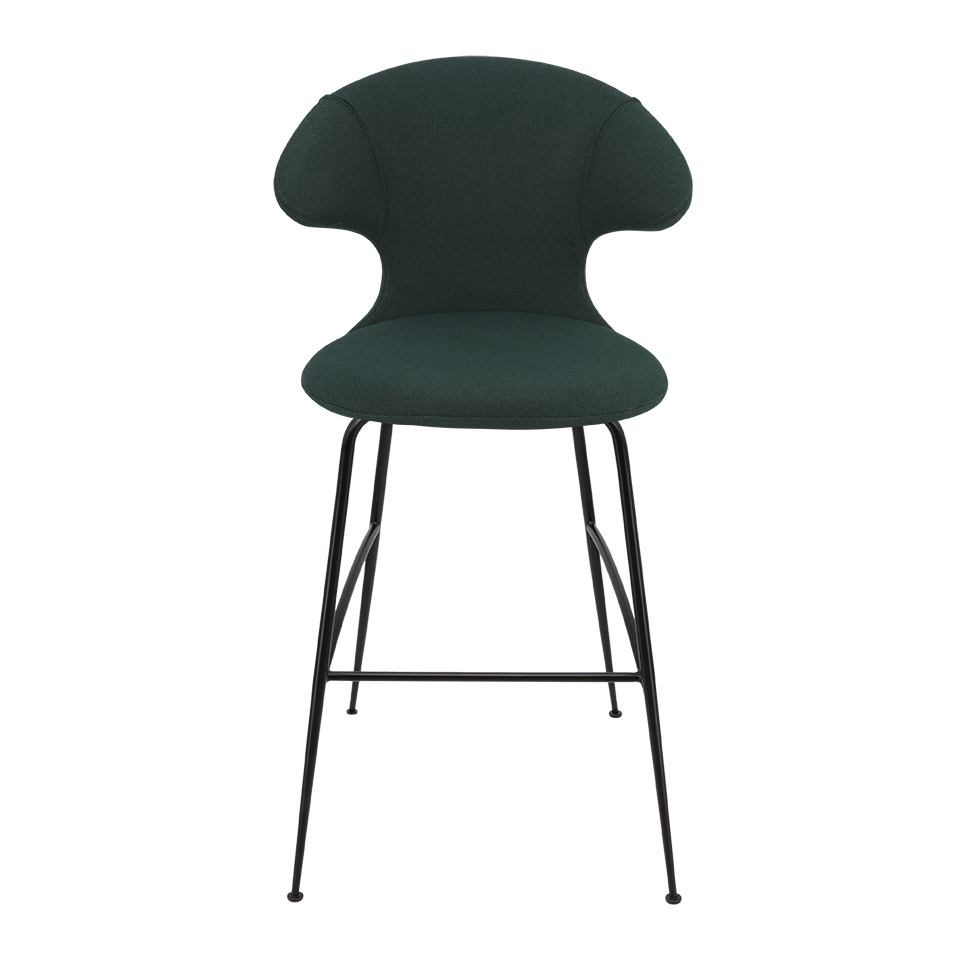 UMAGE Time Flies Bar Stool, Black Legs