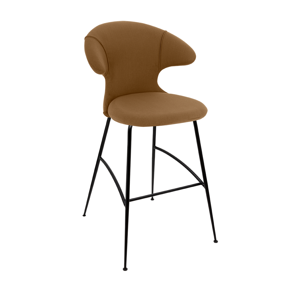 UMAGE Time Flies Bar Stool, Black Legs