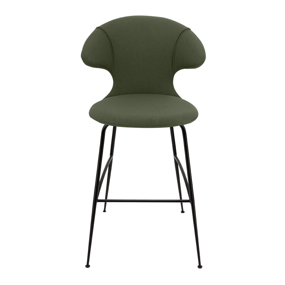 UMAGE Time Flies Bar Stool, Black Legs