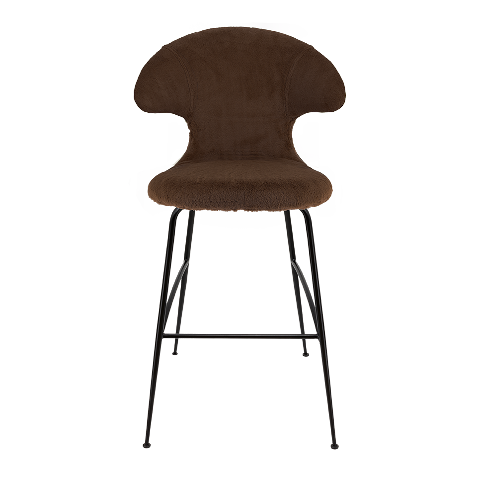UMAGE Time Flies Bar Stool, Black Legs