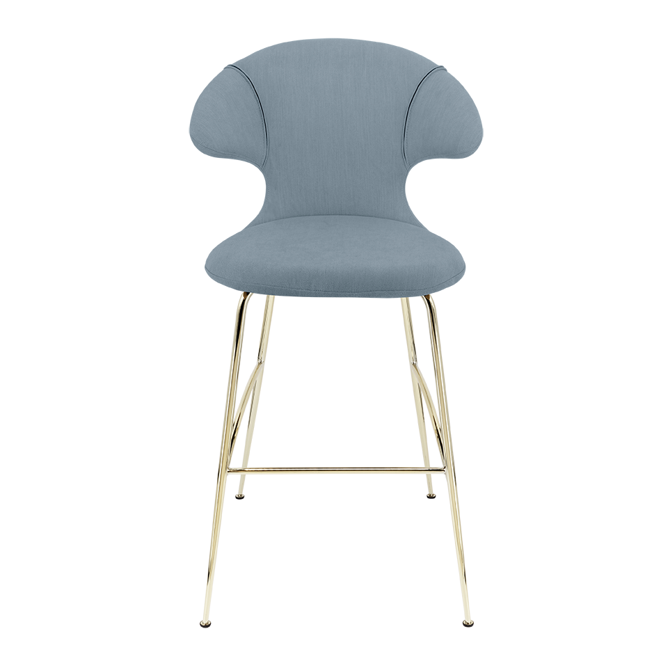 UMAGE Time Flies Bar Stool, Brass Legs