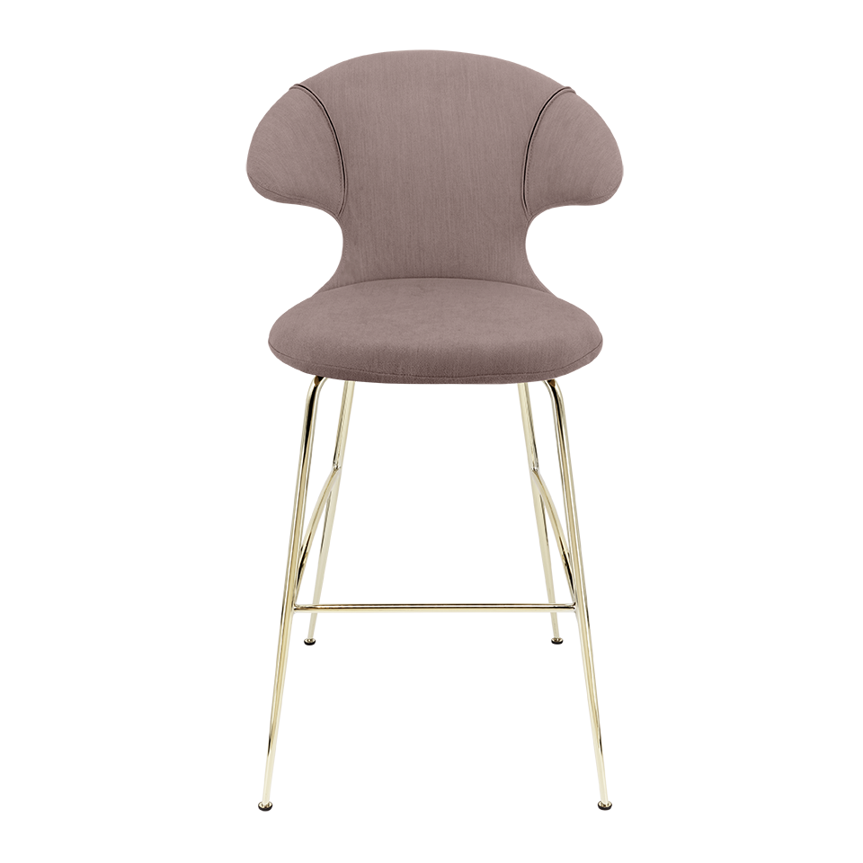 UMAGE Time Flies Bar Stool, Brass Legs