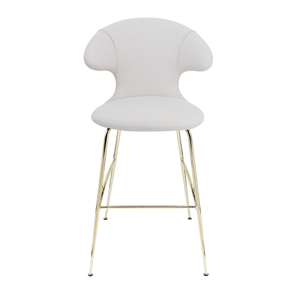 UMAGE Time Flies Bar Stool, Brass Legs