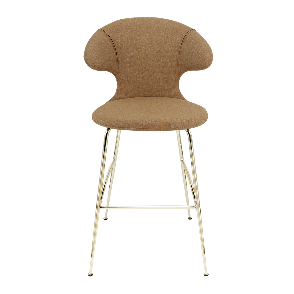 UMAGE Time Flies Bar Stool, Brass Legs