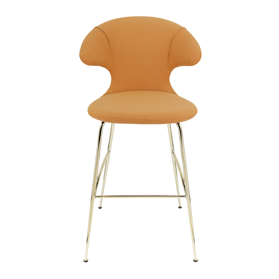 UMAGE Time Flies Bar Stool, Brass Legs