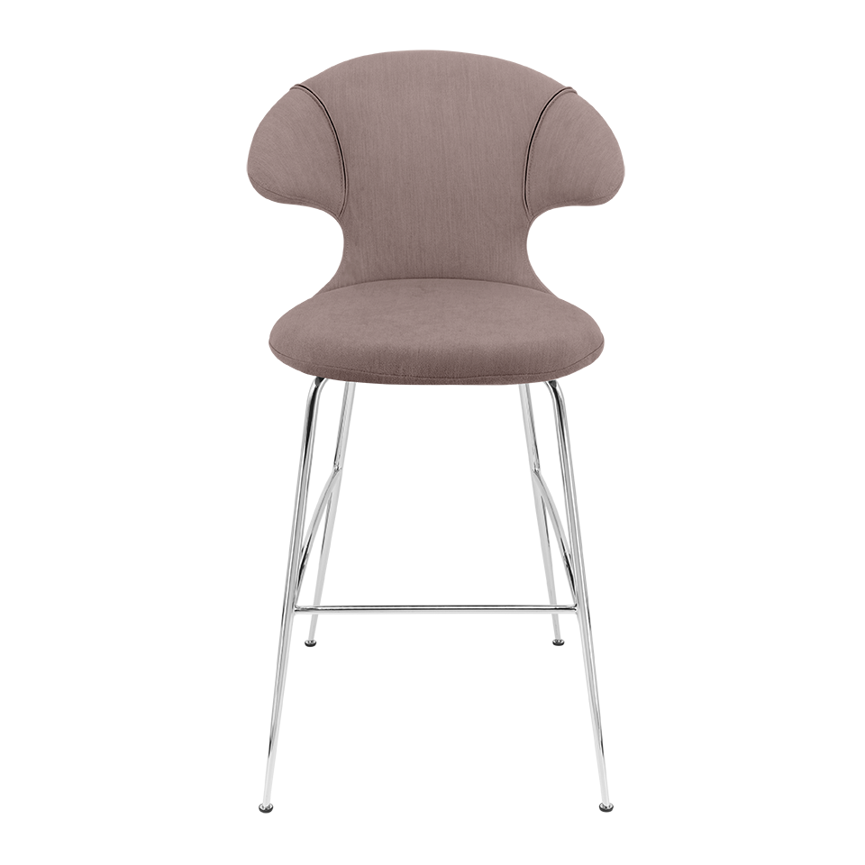 UMAGE Time Flies Bar Stool, Chrome Legs