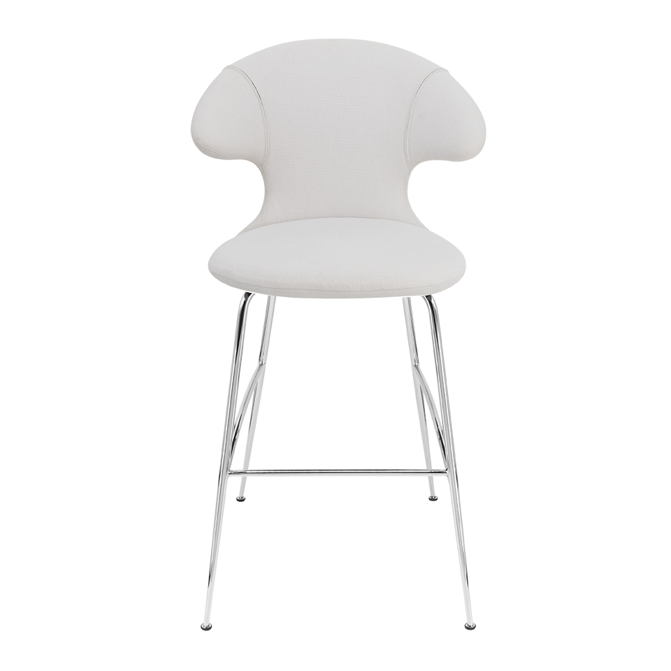 UMAGE Time Flies Bar Stool, Chrome Legs