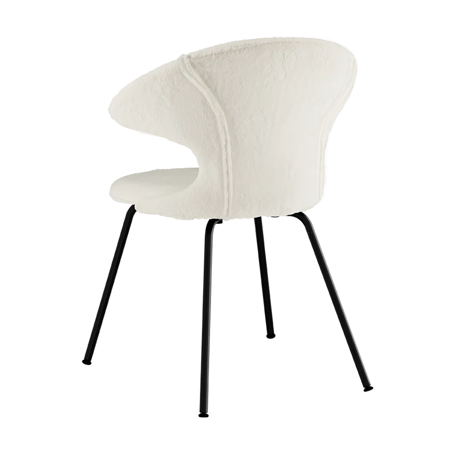 UMAGE Time Flies Chair, Teddy Bear, Black Legs
