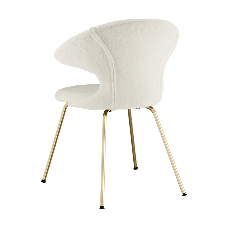 UMAGE Time Flies Chair, Teddy Bear, Brass Legs