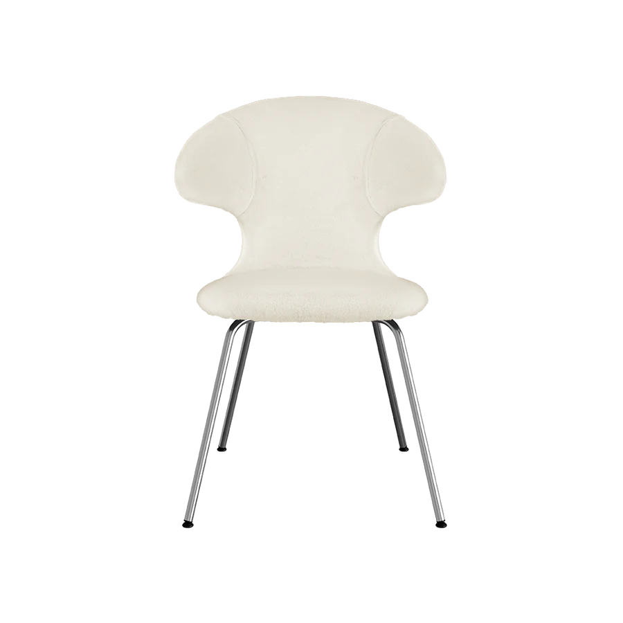 UMAGE Time Flies Chair, Teddy Bear, Chrome Legs