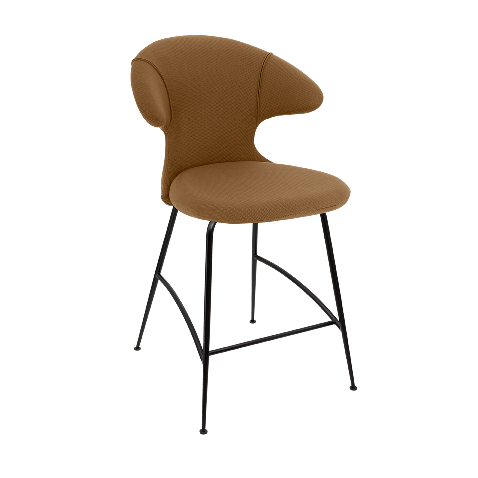 UMAGE Time Flies Counter Stool, Black Legs