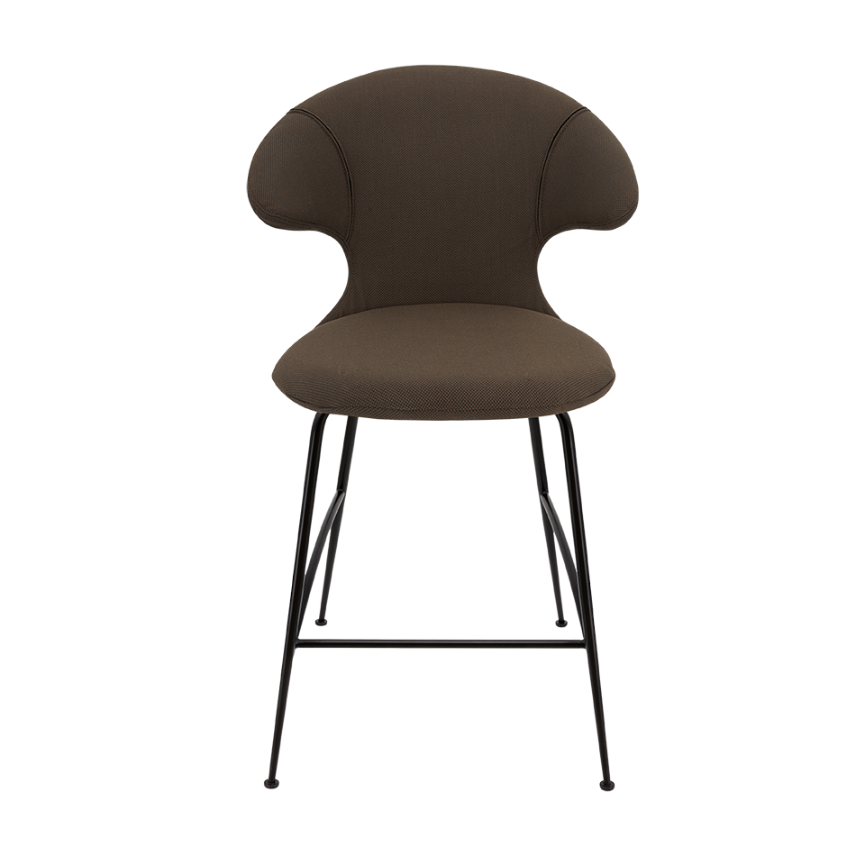 UMAGE Time Flies Counter Stool, Black Legs