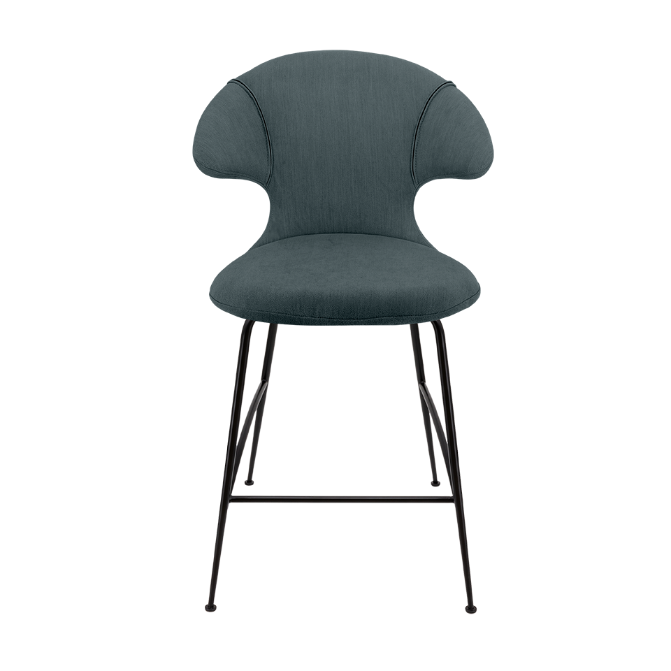 UMAGE Time Flies Counter Stool, Black Legs