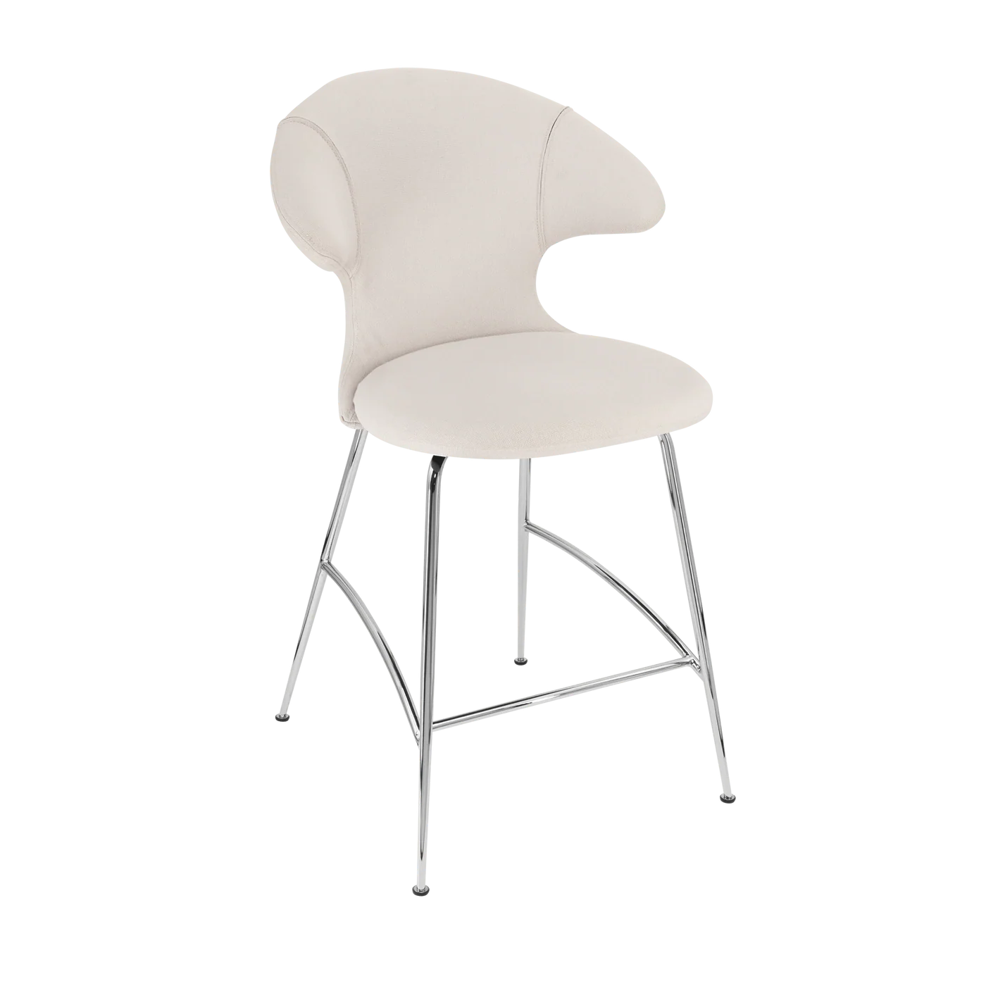 UMAGE Time Flies Counter Stool, Chrome Legs