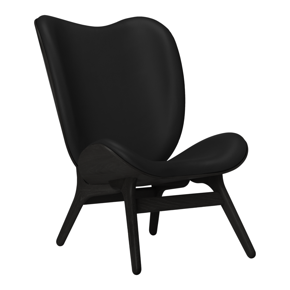 UMAGE A Conversation Piece Lounge Chair, Tall, Black Oak
