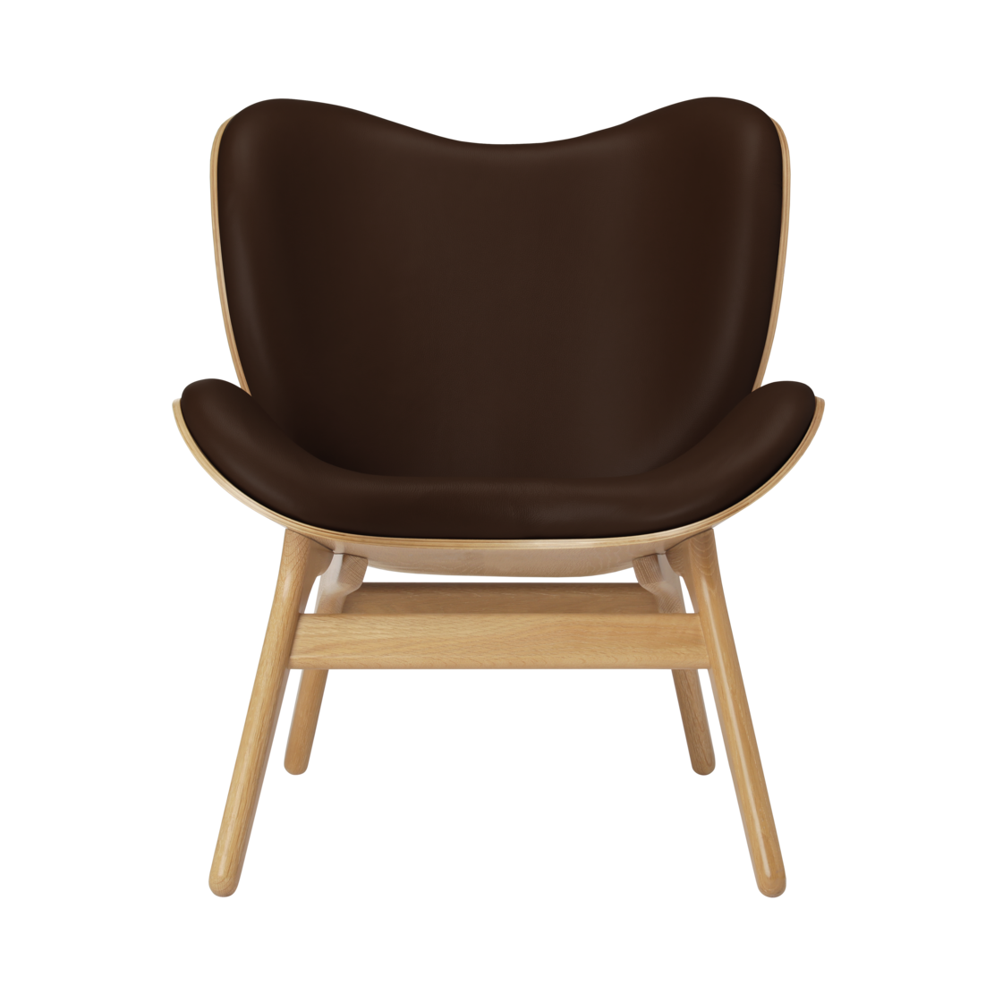 UMAGE A Conversation Piece Lounge Chair, Low, Oak