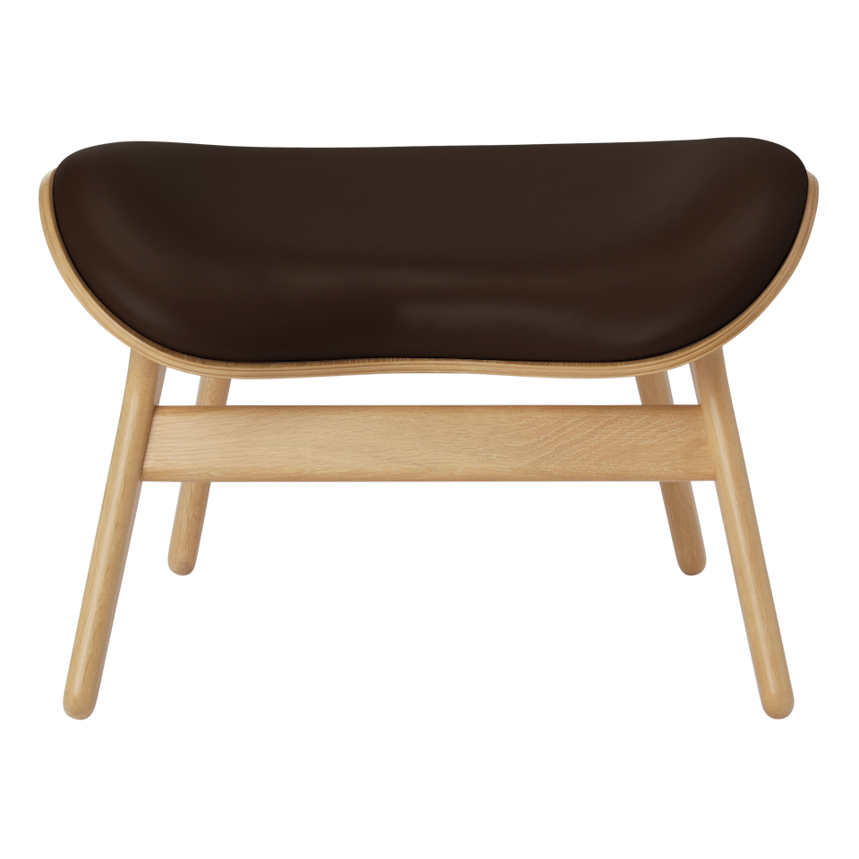 UMAGE A Conversation Piece Ottoman, Oak