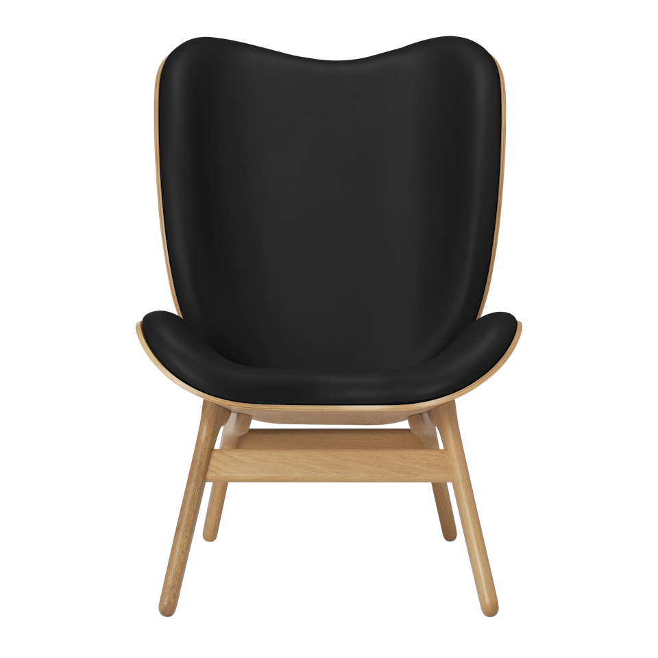 UMAGE A Conversation Piece Lounge Chair, Tall, Oak