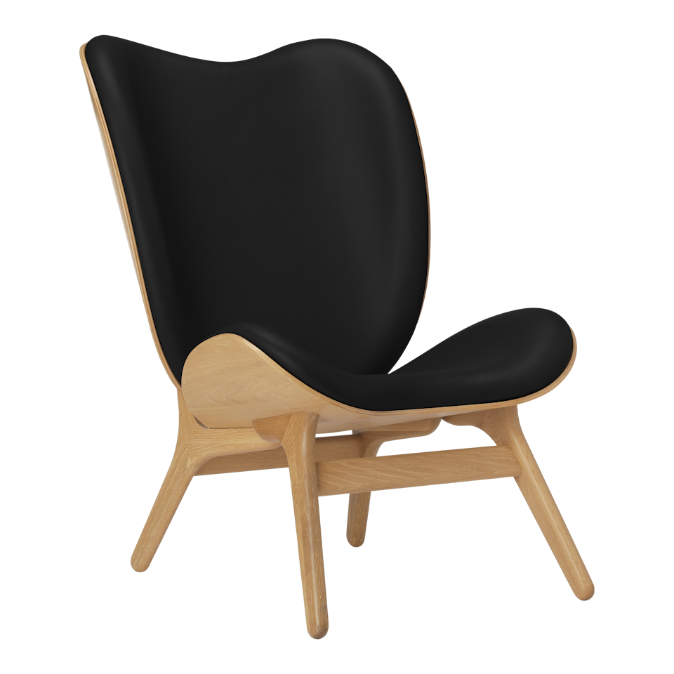 UMAGE A Conversation Piece Lounge Chair, Tall, Oak