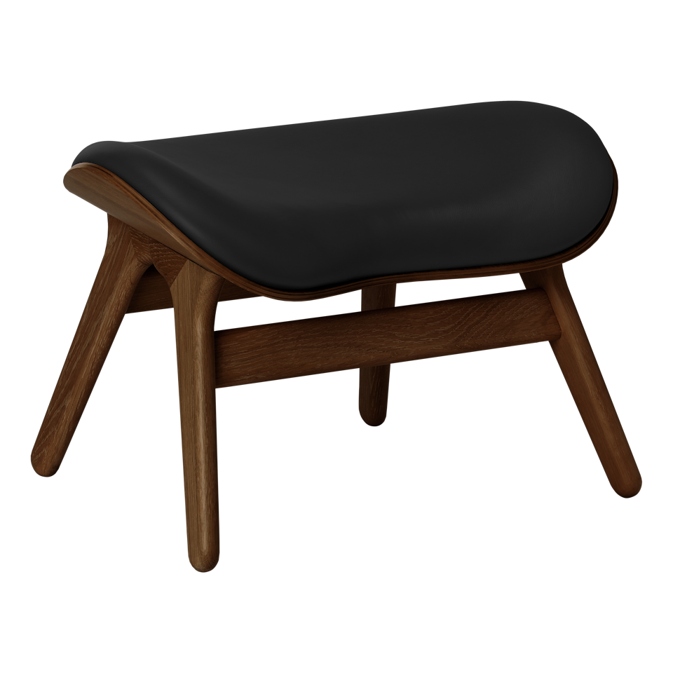 UMAGE A Conversation Piece Ottoman, Dark Oak