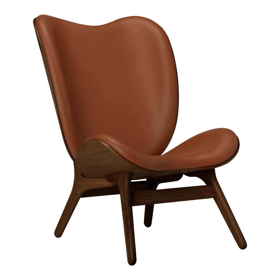UMAGE A Conversation Piece Lounge Chair, Tall, Dark Oak