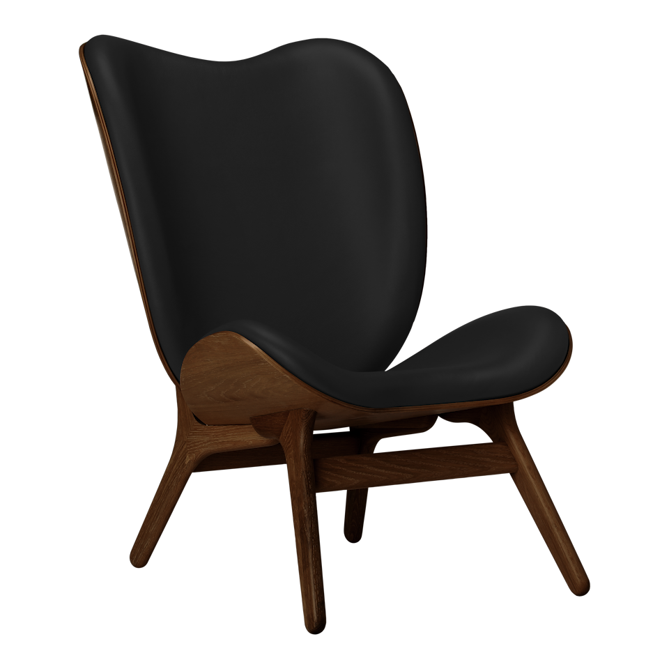UMAGE A Conversation Piece Lounge Chair, Tall, Dark Oak