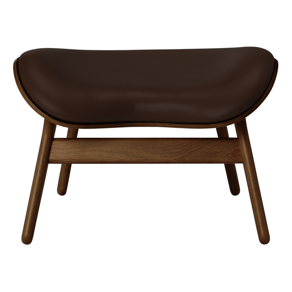 UMAGE A Conversation Piece Ottoman, Dark Oak