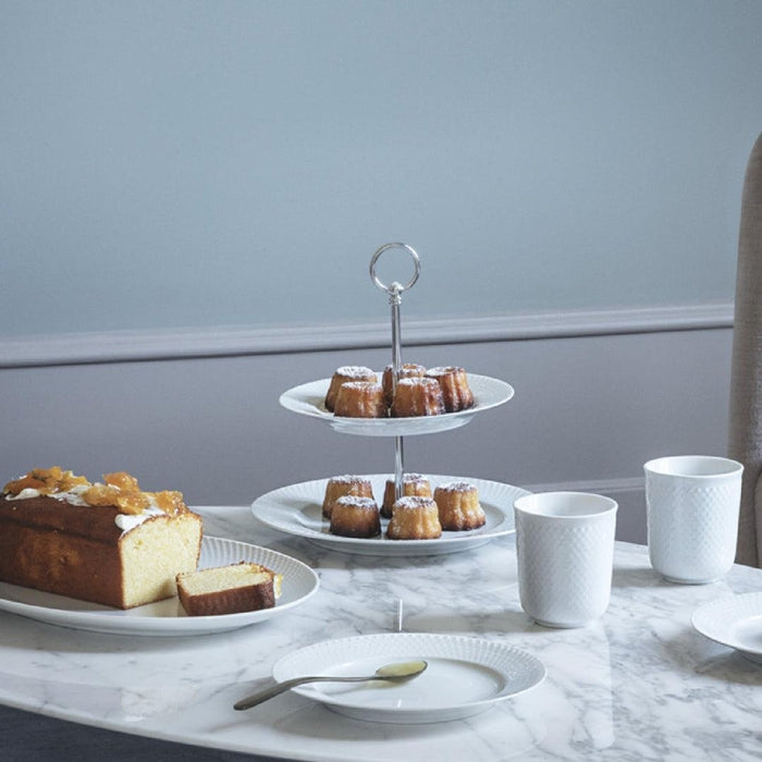 Lyngby Porcelæn Rhombe White Serveware