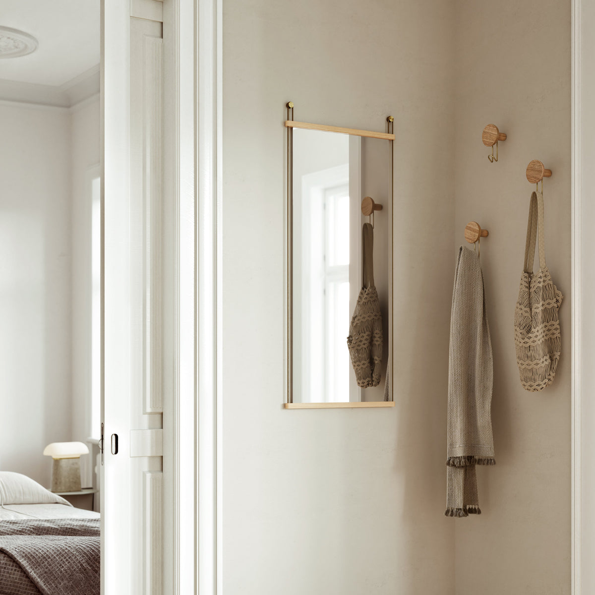 WOUD Suspended Mirror lifestyle image