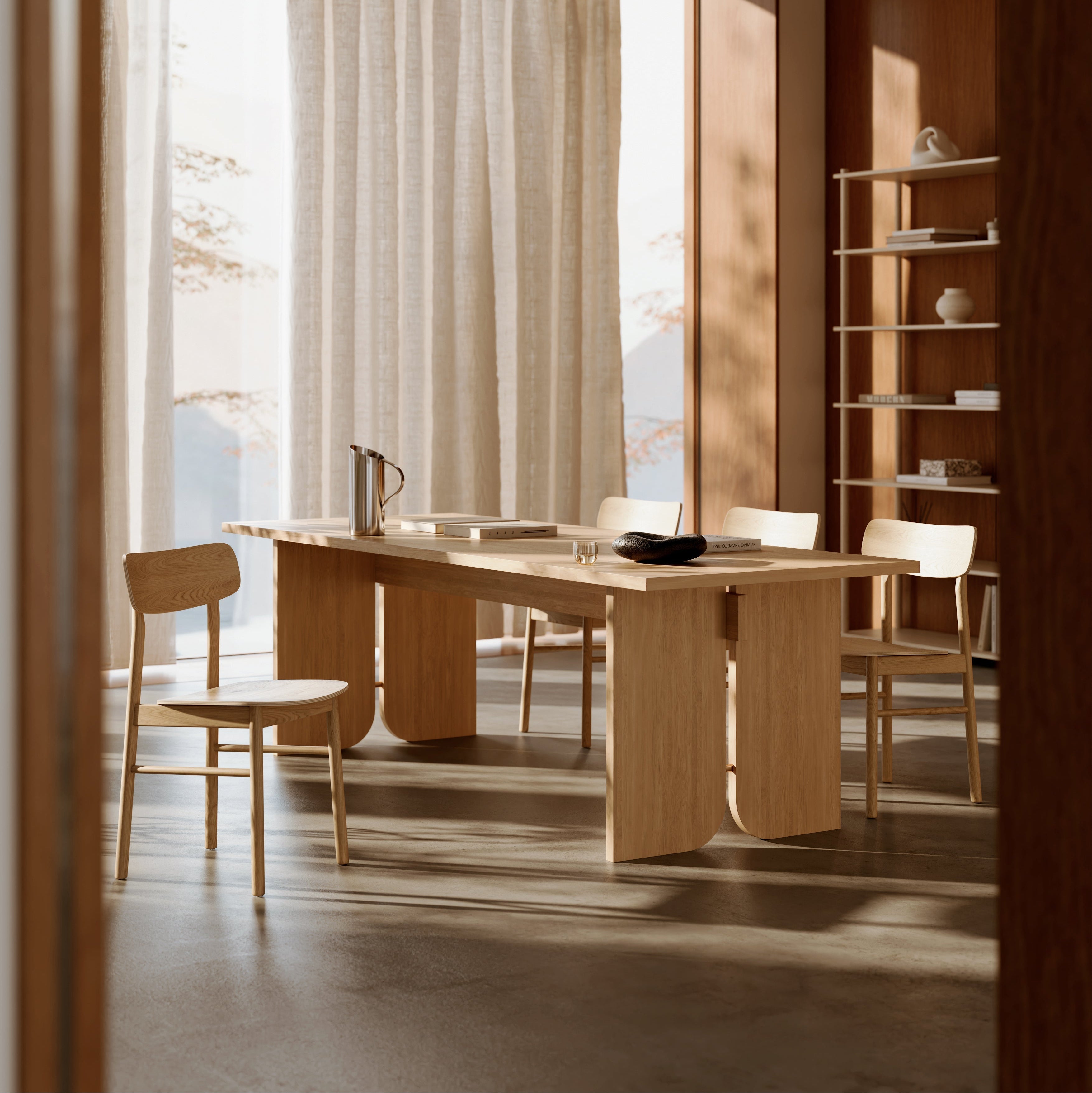 WOUD Kimono Dining Table lifestyle image